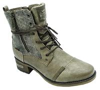 MUSTANG Bottines à lacets pour femme, taupe, 37 EU