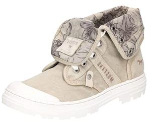 MUSTANG Bottines en toile pour femme - Beige - Pointure 40, ecru, 40 EU