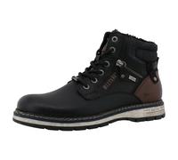 MUSTANG Bottines à lacets 'Mariko' brun foncé / noir, Taille 43