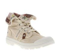 Baskets montantes femmes Mustang - Beige 37