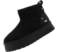 MUSTANG Bottines pour femme, Noir, 39 EU