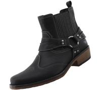 MUSTANG Bottines western pour homme, Noir , 47 EU