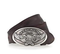 MUSTANG Ceinture ajustée pour homme, marron, 105 cm