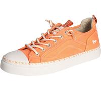 Mustang Chaussure à lacets pour femme Chaussure en tissu avec semelle en caoutchouc antidérapante légère 1376-308, Taille:37 EU, Couleur:Orange