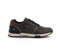 Mustang Chaussures Baskets Homme Gris Simili Cuir Entraîneur Extérieur