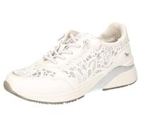 Mustang Femme 1358-319 Chaussures Basses à Lacets, Blanc, 41 EU