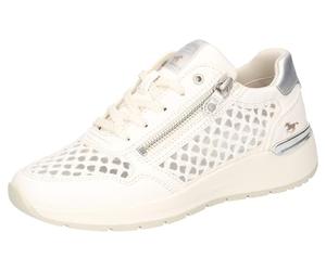 Mustang Chaussures Basses à Lacets pour Femme 1487-304, Blanc., 40 EU