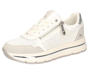 Mustang Chaussures Basses à Lacets pour Femme 1498-302, Blanc., 36 EU