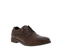 MUSTANG - Derbies marron à talon décroché bas avec des lacets et un zip latéral - Taille numeric_42