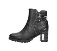 Mustang - Enkellaarsjes Hak - Femme - Chaussures - Noir - Taille: 38 EU