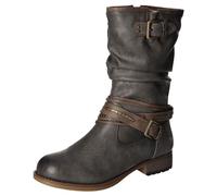 Mustang Femme 1139-624 Botte mi-Mollet, Gris (Graphit), 38 EU