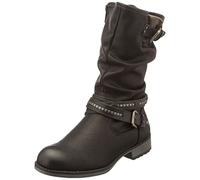 Mustang Femme 1139-624 Botte mi-Mollet, Noir, 36 EU