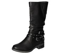 MUSTANG Femme 1293-523 Botte mi-Mollet, Noir, 37 EU