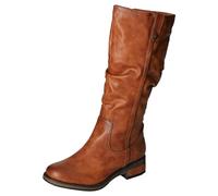 MUSTANG Femme 1293-611 Botte Haute Jusqu'au Genou, Cognac, 38 EU