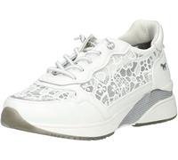 Mustang Femme 1358-319 Chaussures Basses à Lacets, Blanc, 38 EU