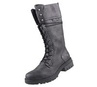 MUSTANG Femme 1397-604 Bottes à Lacets, Gris, 38 EU