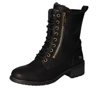 MUSTANG Femme 1402-601 Bottines à Lacets, Noir, 38 EU