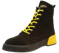 Mustang Femme 1412-502 Bottine, Noir/Jaune/Bleu Nuit, 39 EU