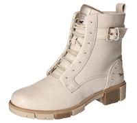 Mustang Femme 1443-505 Bottines à Lacets, Ecru, 37 EU