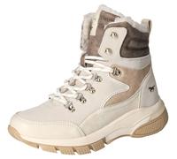 MUSTANG Femme 1481-605 Bottines à Lacets, Ecru, 37 EU