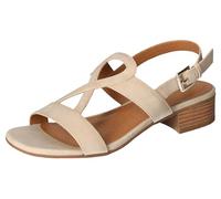 Mustang Femme 1494-801 Sandale à Talon, Ecru, 39 EU