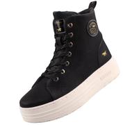 MUSTANG Femme 1497-601 Basket, Noir, 38 EU