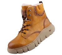 MUSTANG Femme 1499-601 Bottines à Lacets, Jaune, 39 EU