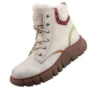 MUSTANG Femme 1499301/243 Bottines à Lacets, Ecru, 38 EU