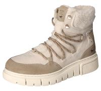 MUSTANG Femme 1502-602 Bottines à Lacets, Ecru, 36 EU