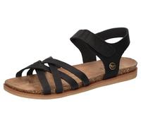 MUSTANG Femme 1518-804 Sandale, Noir, 36 EU