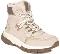 Mustang Femme Bottine à lacets sportive Plateforme Motif croco 1367-602, Taille:40 EU, Couleur:Beige