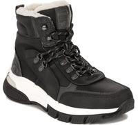 Mustang Femme Bottine à lacets sportive Plateforme Motif croco 1367-602, Taille:41 EU, Couleur:Noir
