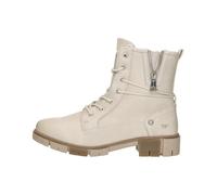 Mustang, Femme, Chaussures, Beige, Taille: 41 EU Bottines à lacets