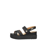 Mustang, Femme, Chaussures, Noir, Taille: 38 EU Sandalen Plat