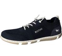 Mustang Femmes Baskets à lacets tendance Chaussures basses sportives 1488-303, Taille:37 EU, Couleur:Bleu