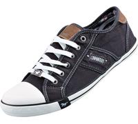 Mustang Femmes Chaussures à lacets Baskets Loisirs Chaussures basses 1099-310, Taille:37 EU, Couleur:Noir