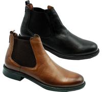 Mustang Herren Chelsea Boots Stiefelette 4937-501, Taille:45 EU, Couleur:Marron