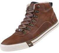 Mustang Herren Stiefelette Schnürboot High Top Sneaker Warmfutter 4103-601, Taille:44 EU, Couleur:Marron