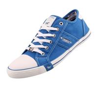 MUSTANG Homme 4058-310 Basket, Bleu, 43 EU