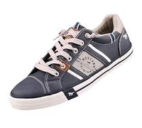 Mustang Homme 4072-308-800 Baskets Enfiler, Bleu (Dunkelblau 800), 45 EU