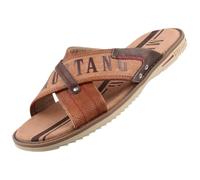 Mustang Homme 4152-703 Sandale Plate, Cognac, 40 EU