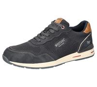 MUSTANG Homme 4154-317 Chaussures Basses à Lacets, Bleu foncé, 42 EU