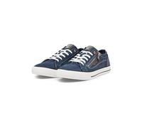 MUSTANG Baskets basses bleu foncé / orange, Taille 41