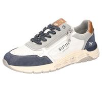 MUSTANG Homme 4200-302 Chaussures Basses à Lacets, Bleu foncé glacé, 42 EU