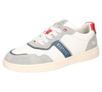 MUSTANG Homme 4204-306 Chaussures Basses à Lacets, Gris/Blanc, 42 EU