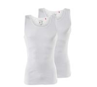 Mustang Homme Haut, 2er Paquet - Débardeur, Côte Double, Vrai Denim