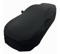 Mustang Indoor Car Cover Ultraguard Stretch Satin - The Ultimate Custom Fit for 2005-2024 Ford Mustang V6 / V8 / Ecoboost/GT/Bullitt/Shelby GT350 (Black)