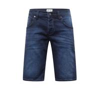 MUSTANG Jean 'Chicago' bleu foncé / marron, Taille 38