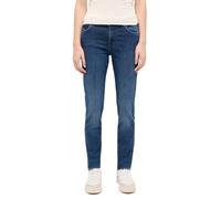 Mustang Jean Slim Style Crosby Relaxed pour Femme, Bleu Moyen 741, 46W / 32L