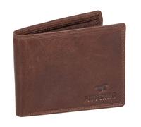 MUSTANG Leather Wallet Side Opening Brown